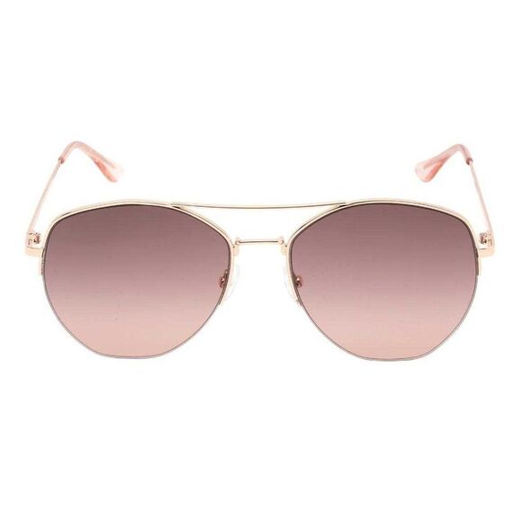 Calvin Klein Mens Smoke Sunglasses / Rose Gold